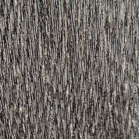 NWT! Ava & Viv Metallic Gold Wide Leg Crop Pant - Picture 3 of 5